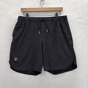 Legends Luka Shorts Mens Large Black 7" Inseam Running Gym Training Athletic